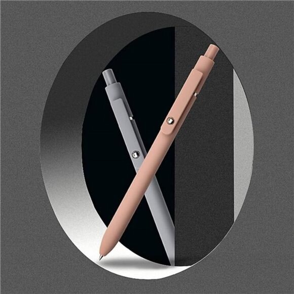 Gel Pens, 5 Pcs 0.5mm Black Ink Pens Fine Point Smooth Writing Pens, High-End - Picture 6 of 7